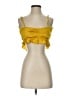 RUMORED Yellow Sleeveless Blouse Size S - photo 1