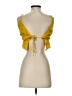 RUMORED Yellow Sleeveless Blouse Size S - photo 2