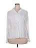 Laura Scott Ivory Long Sleeve Blouse Size 18 - photo 1