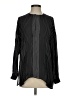 Vince. 100% Silk Black Long Sleeve Silk Top Size 2 - photo 1