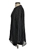 Vince. 100% Silk Black Long Sleeve Silk Top Size 2 - photo 5