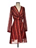 AaKaa Paisley Red Casual Dress Size S - photo 1