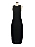 MNG Solid Black Cocktail Dress Size 6 - photo 1