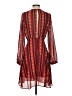 AaKaa Paisley Red Casual Dress Size S - photo 2