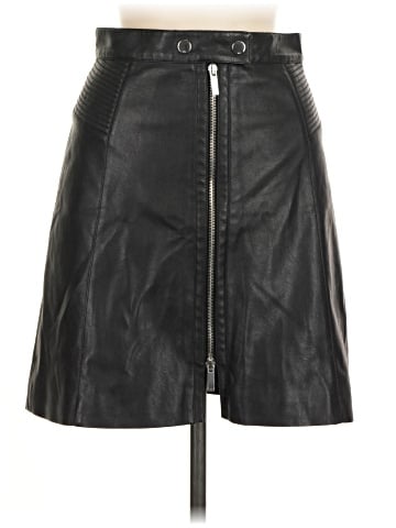 Karen Millen Faux Leather Skirt (view 1)