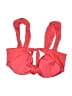 PHAX 100% Polyurethane Solid Red Swimsuit Top Size L - photo 2