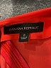 Banana Republic 100% Polyester Solid Red Romper Size 2 - photo 4