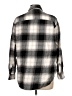Old Navy 100% Cotton Plaid Gray Long Sleeve Button-Down Shirt Size L - photo 2