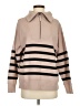 Maurices Stripes Tan Pullover Sweater Size S - photo 1