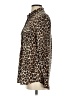 Equipment 100% Silk Animal Print Brown Long Sleeve Silk Top Size XS - photo 5