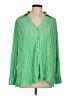 showpo 100% Polyester Green Long Sleeve Blouse Size 10 - photo 1
