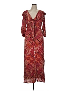 chinese dress ladies Sandswept Paisley Maxi Dress Natural/Brown / L
