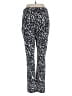 Milly Animal Print Black Active Pants Size 4 - photo 2