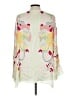 IVI Print Ivory Pink 3/4 Sleeve Blouse Size L (estimated) - photo 2