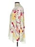 IVI Print Ivory Pink 3/4 Sleeve Blouse Size L (estimated) - photo 5