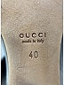 Gucci 100% Leather Metallic Silver Gold Heels Size EU (IT) 40 / US 10 - photo 6