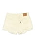 Levi's Ivory Denim Shorts Size 30 waist - photo 2