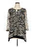 Dana Buchman 100% Nylon Silver 3/4 Sleeve Top Size XL - photo 1