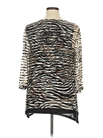 Dana Buchman 3/4 Sleeve Top (view 2)