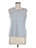 Vince Camuto 100% Polyester Silver Sleeveless Top Size M - photo 1