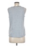 Vince Camuto 100% Polyester Silver Sleeveless Top Size M - photo 2