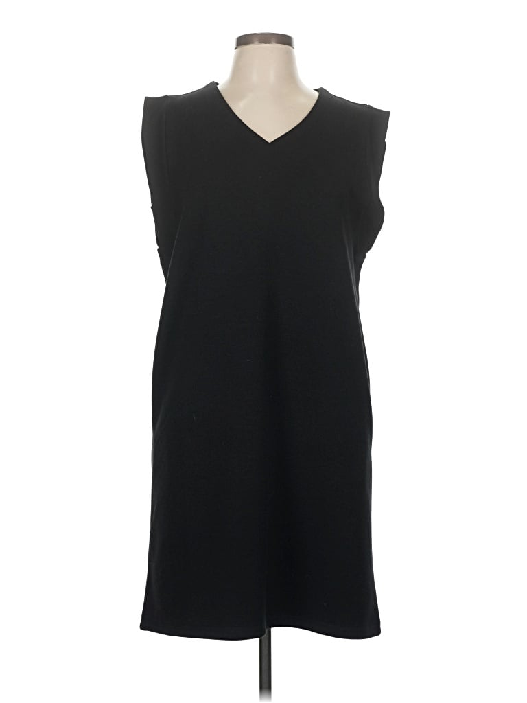 Pre-owned T By Talbots Casual Dress In Black