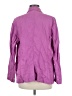 J.Jill 100% Linen Solid Purple Blazer Size M - photo 2
