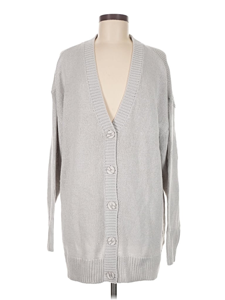 Pre-owned Weworewhat Cardigan Sweater In Gray