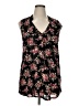 Siren Lily 100% Polyester Black Sleeveless Blouse Size 1X - photo 1