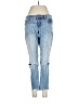 Free People Hearts Blue Jeans Size 28 waist - photo 1