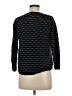 Karen Scott 100% Cotton Stripes Black Pullover Sweater Size M (petite) - photo 2