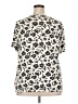 LUXE Ivory Short Sleeve Blouse Size XXL - photo 2