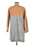 Zara W&B Collection Color Block Tan Pullover Sweater Size M - photo 2