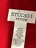 Studio 1 100% Polyester Solid Red Cocktail Dress Size 12 (petite) - photo 7