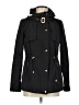 Zara Basic Black Coat Size S - photo 1