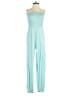 Venus Solid Teal Jumpsuit Size S - photo 1