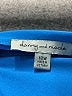 Danny And Nicole Blue Short Sleeve Top Size 18w - photo 4