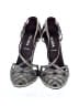 Prada Plaid Gray Gold Heels Size EU 38 - photo 2