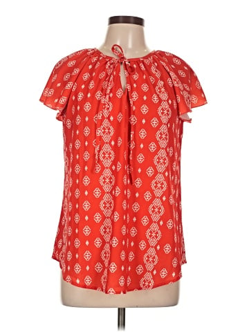 SimpleFun Short Sleeve Blouse (view 1)