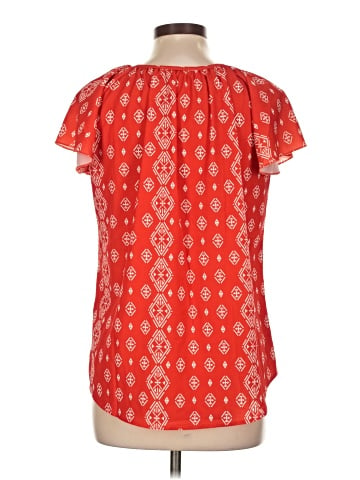 SimpleFun Short Sleeve Blouse (view 2)