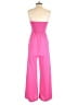 Unbranded 100% Polyester Solid Pink Jumpsuit Size S - photo 2