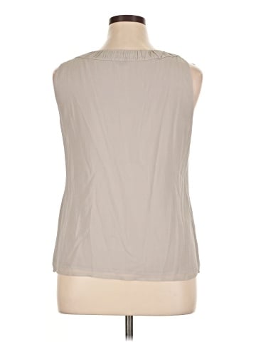 St. John Sleeveless Silk Top (view 2)