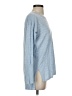 Gap Outlet Blue Long Sleeve Top Size S - photo 4
