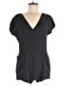 Others Follow 100% Rayon Solid Black Romper Size M - photo 1