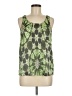 Collective Concepts 100% Polyester Green Sleeveless Blouse Size M - photo 1