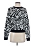Bar III Animal Print Black Pullover Sweater Size XS - photo 1