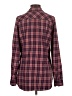 Burton Plaid Burgundy Long Sleeve Button-Down Shirt Size S - photo 2