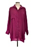 &merci 100% Polyester Burgundy 3/4 Sleeve Blouse Size L - photo 1