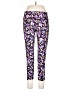 Assorted Brands Print Purple Black Active Pants Size L - photo 1