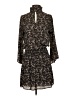 Veronica M. Print Black Casual Dress Size S - photo 1